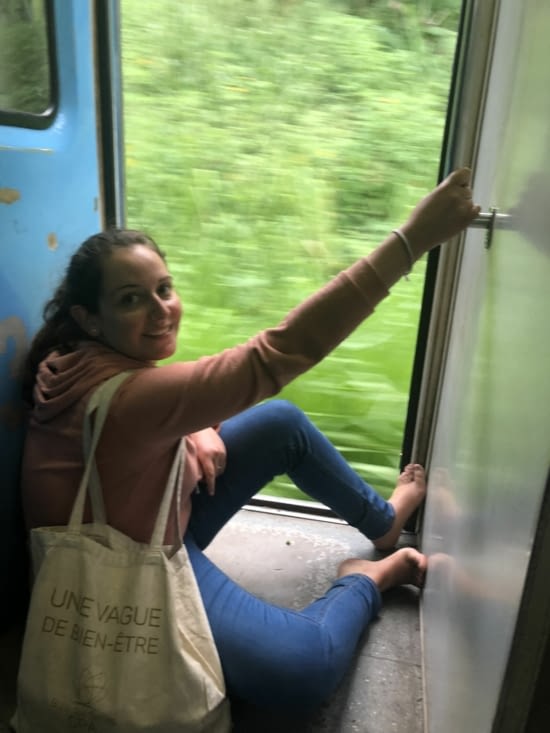 Pas très rassurée à ce moment là :)