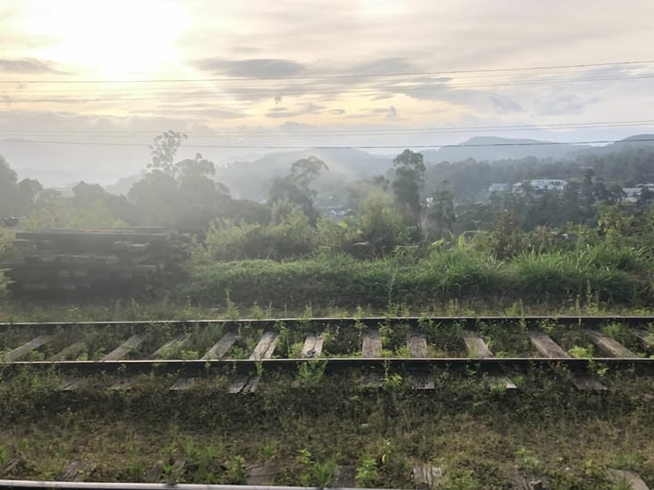 Rail, soleil ... juste magnifique