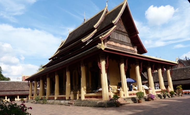 Vientiane est constellée de pagodes. Souvent elles ont été détruites par les envahisseurs