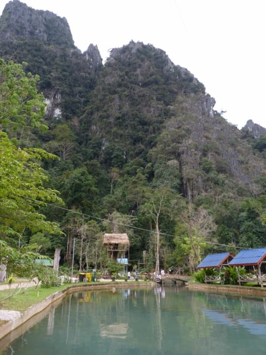 but de notre rando: le blue lagoon, parc d'activités "nautiques"