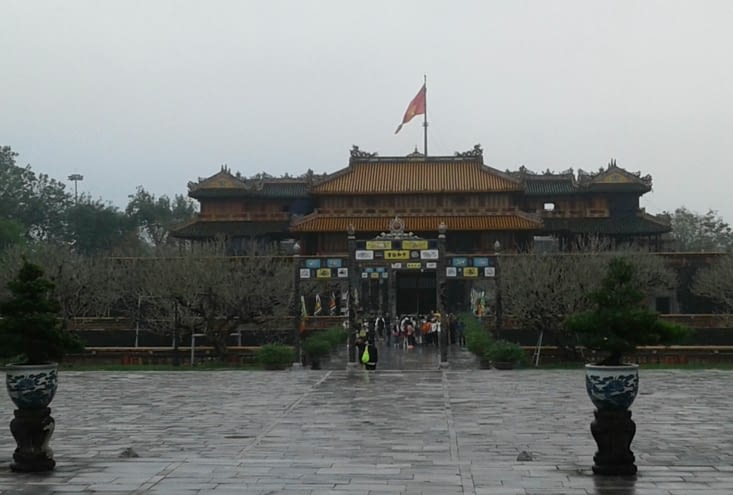 la citadelle impériale est au coeur de la ville.De nombreux monuments relatifs à la vie