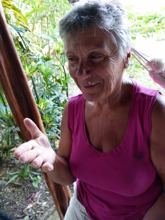 je n'échappe pas à la tradition de mordre le gâteau