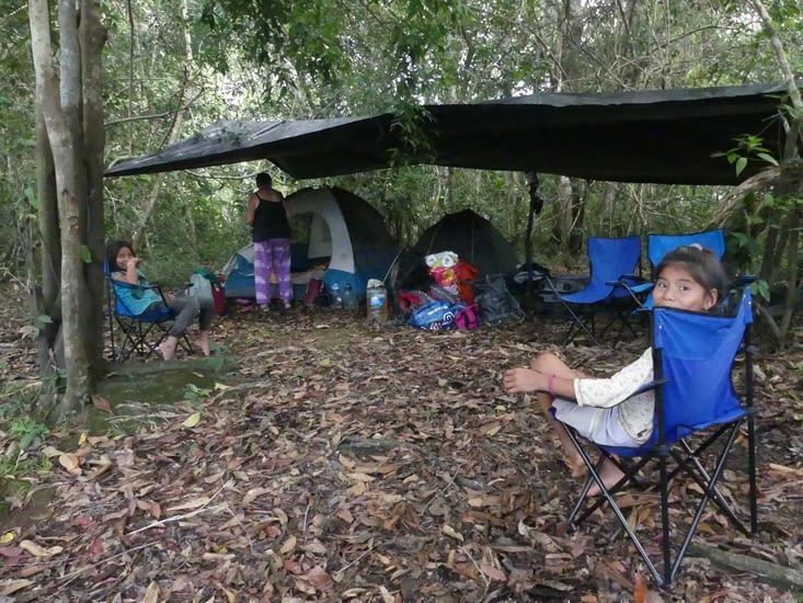 camp grand luxe au milieu de la selva