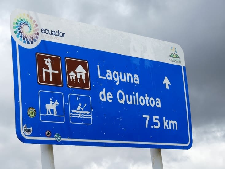 nous approchons de Quilotoa .4h de route depuis Latacunga
