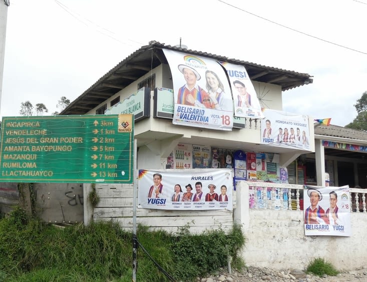 affichage pour la campagne électorale