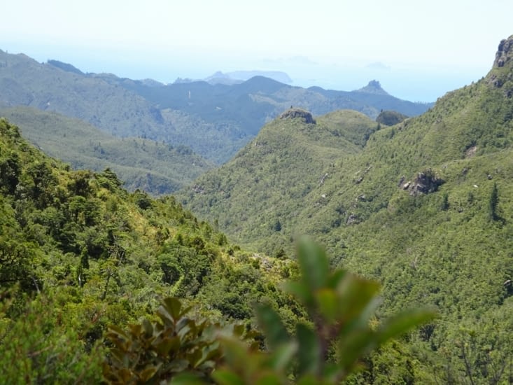 Vue montagne et océan