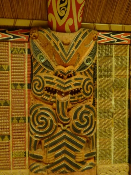 La partie Maoris de l'Auckland museum 2