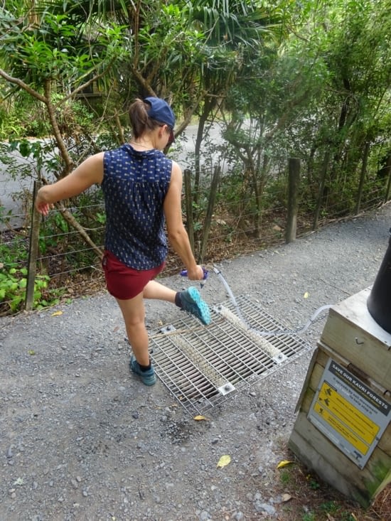 Comme chaque début de parcours, nettoyage des chaussures