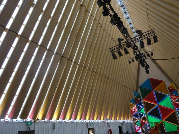 La structure de la nouvelle cathédrale