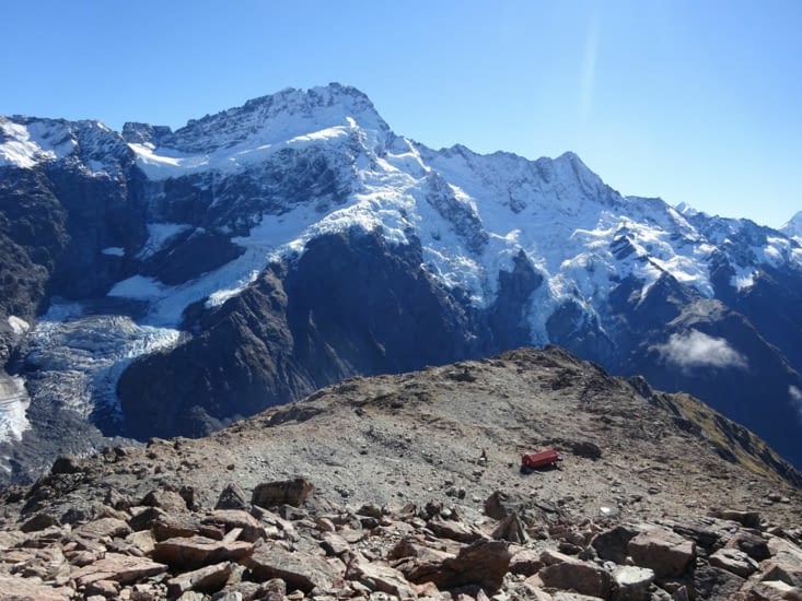 La hut vue d'en haut