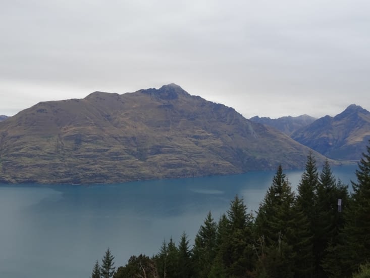 Les premières vues dégagées ...