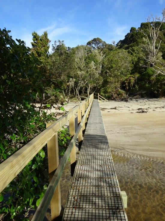 Passage au dessus de la plage