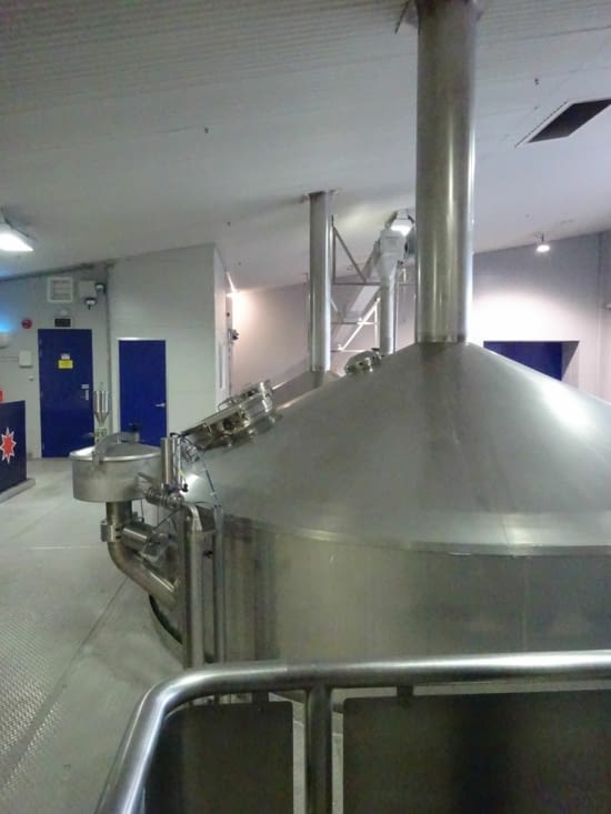 Les cuves de la brasserie