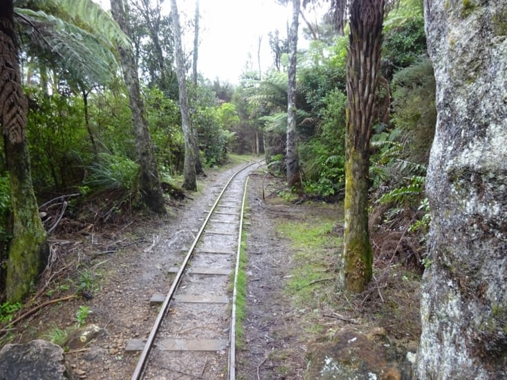 Ancien rail utilisé par les mineurs