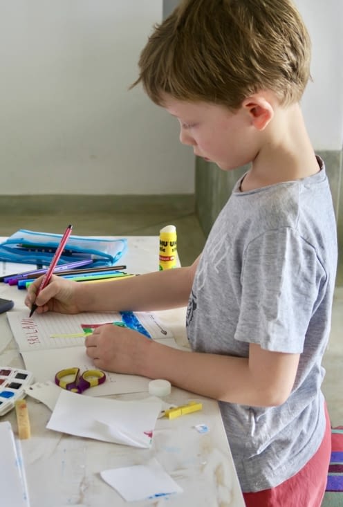 Petite session pour le carnet d’aventures.