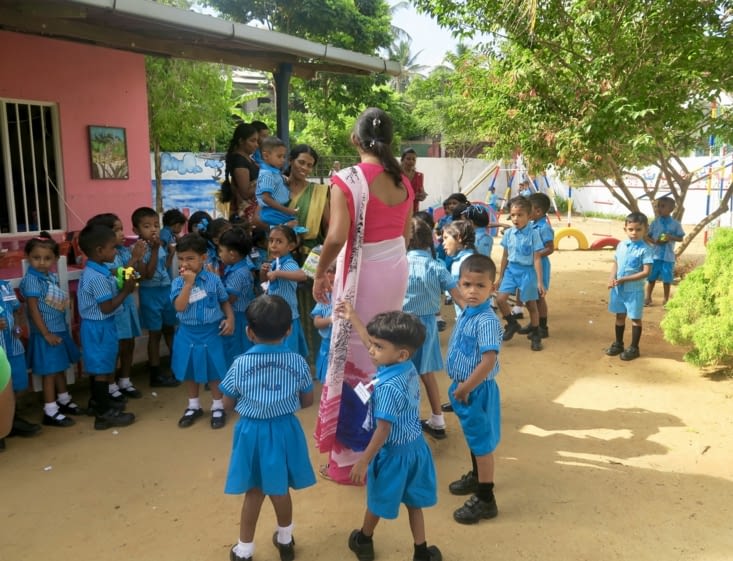 Regroupement avant de chanter