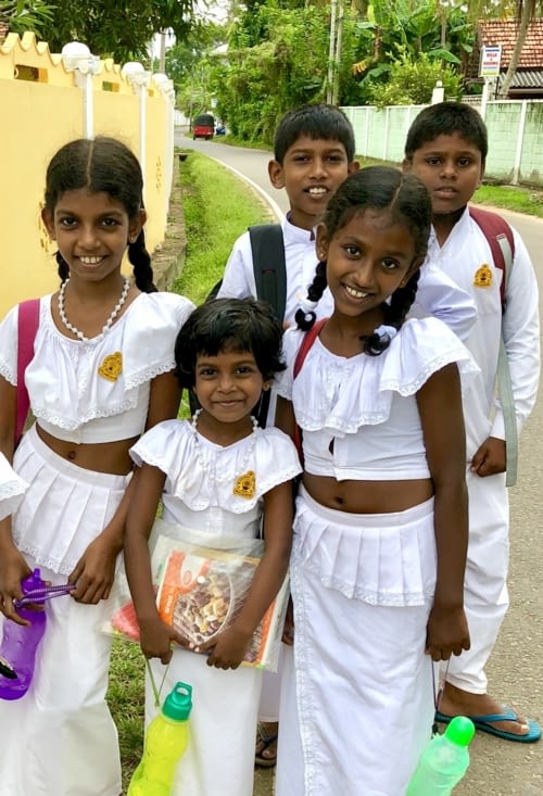 Ils sont tout heureux et fiers d’échanger un peu en anglais !