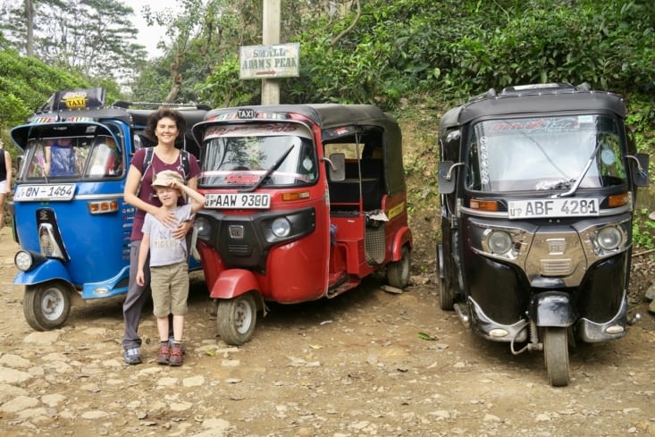 En début d’après-midi, un tuk-tuk nous emmène au départ de la randonnée.