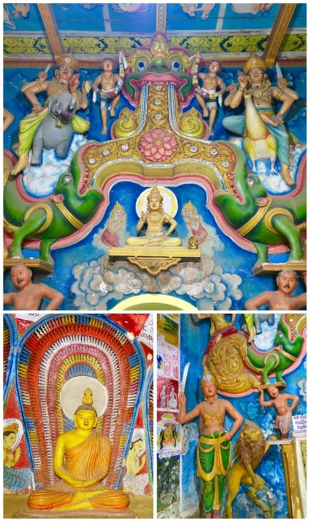 A l’intérieur, une débauche de couleurs !