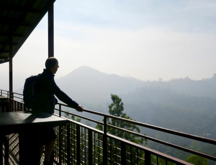 Depuis la terrasse de la fabrique