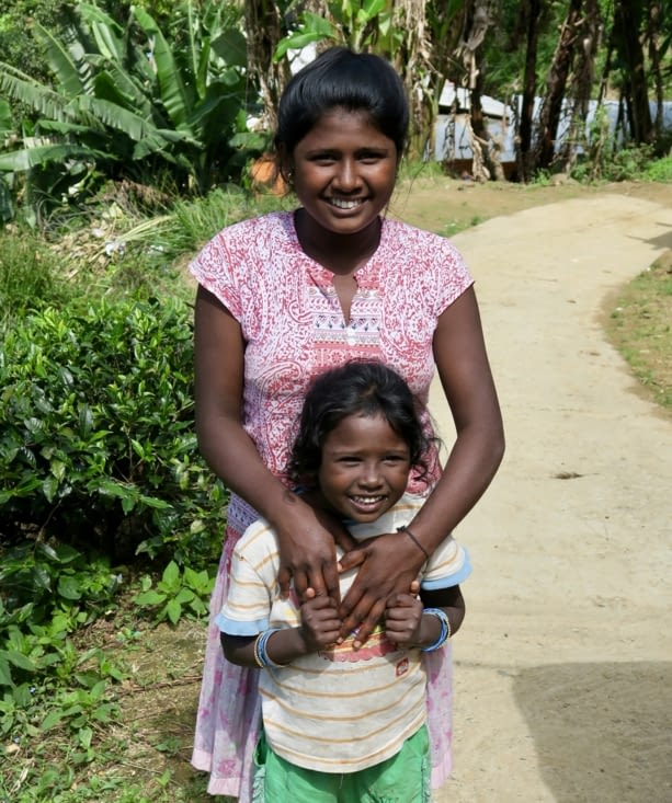 Rencontre près d’un petit village, dans les plantations de thé