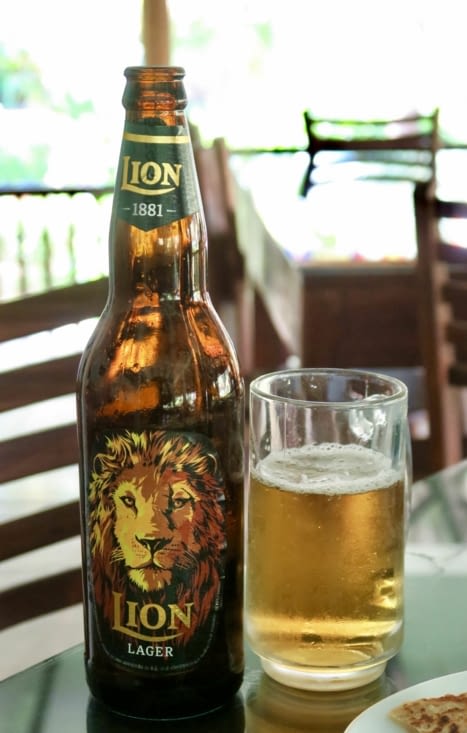 Accompagné de la bière nationale !