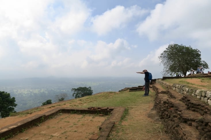 Au bout de 45 mn de montée, enfin... une vue à couper le souffle !
