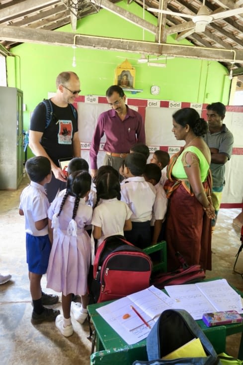 Visionnage de la vidéo de la classe de Maël.