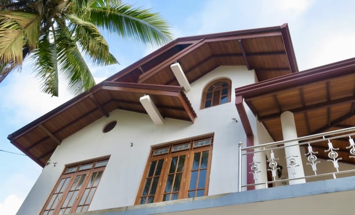 Voici la maison de Sunita et Supun, à Homagama