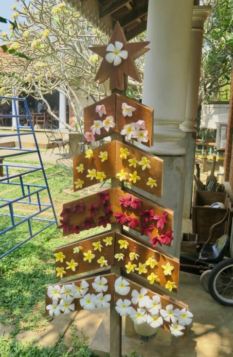 Mais près de la plage de Negombo, notre hôtel est paisible...