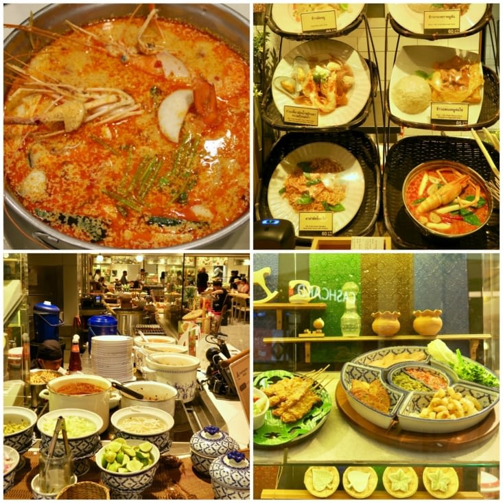 A l’étage food, l’embarras du choix !