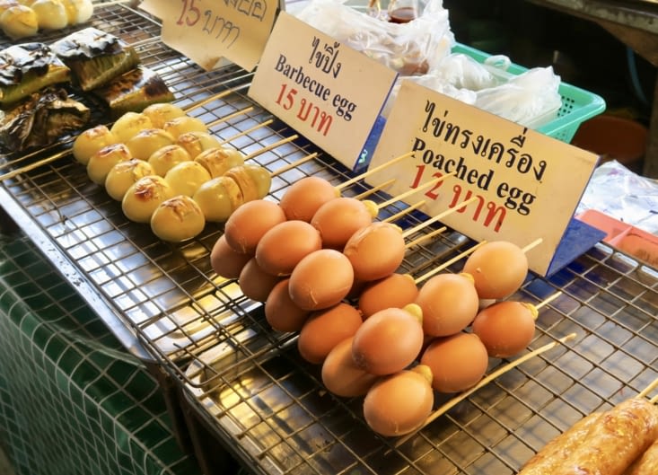 Ou des œufs en brochette ?