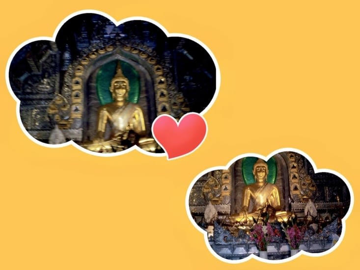 Bouddha : libre interprétation de Maël ?