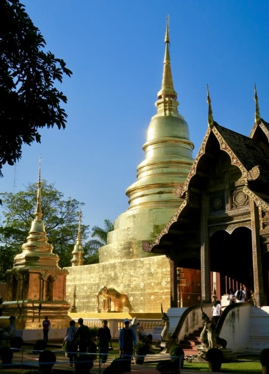 Le « chedi » de Wat Phra Sing