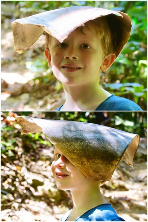 Création Maël Maxant en écorce de bambou.