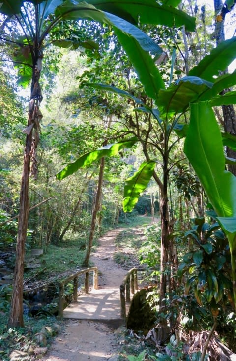 Après avoir fait le plein de calories, on peut attaquer la rando.