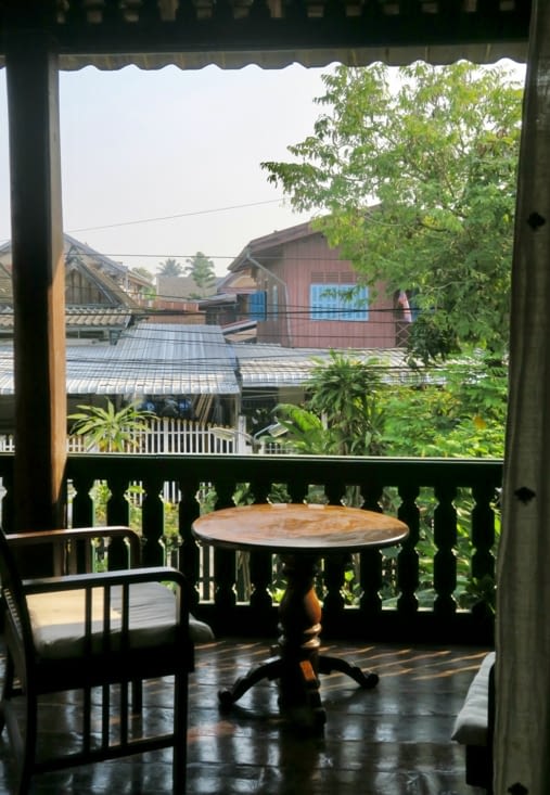 Grande pause repos au balcon...