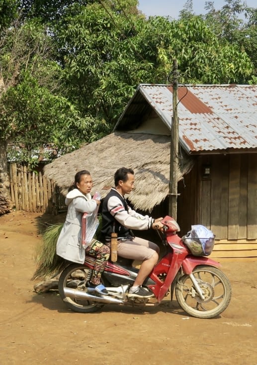 De retour du marché.