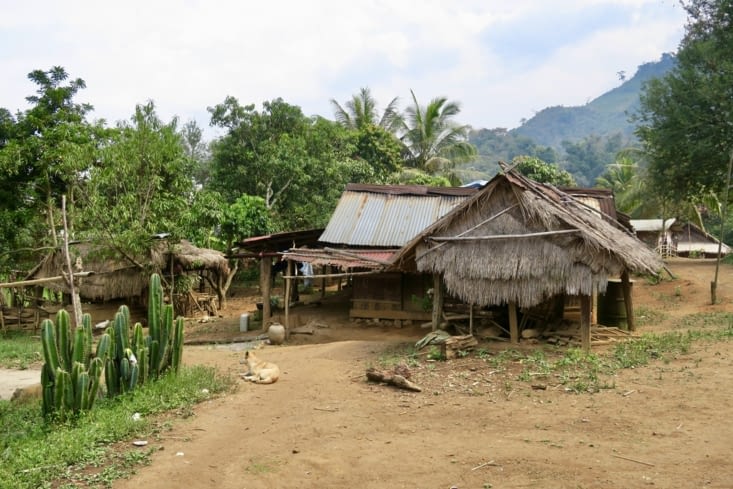 Il n’y a pas grand monde dans les ruelles...