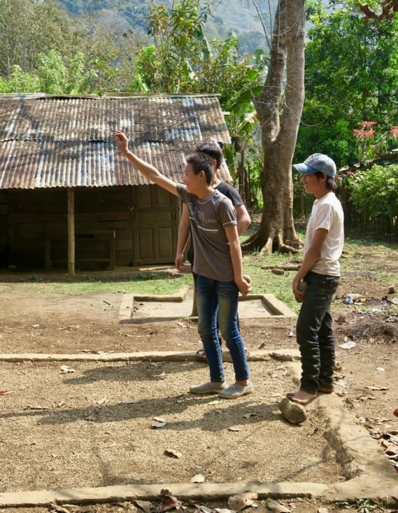 Une petite pétanque avant de partir ?