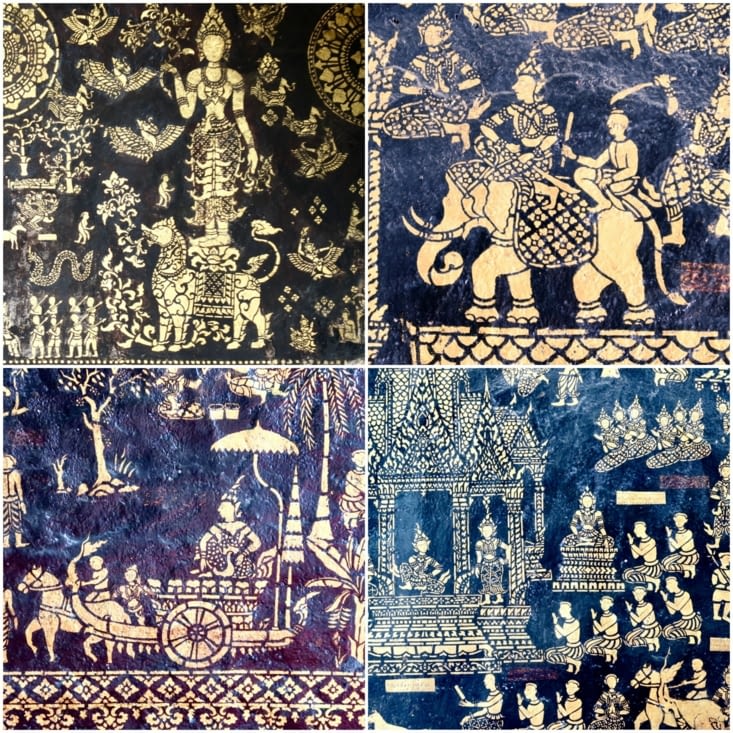 Sous les toits qui descendent presque jusqu’au sol...