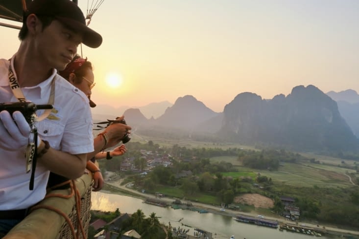 La vue sur les montagnes est fantastique !!