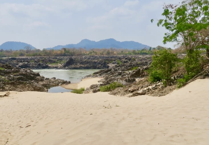 En aval des chutes on découvre...
