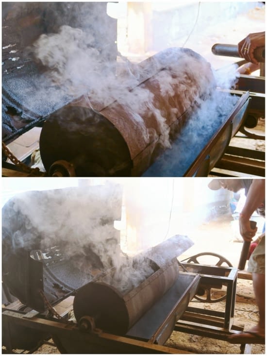 Ça fume et ça sent terriblement bon.