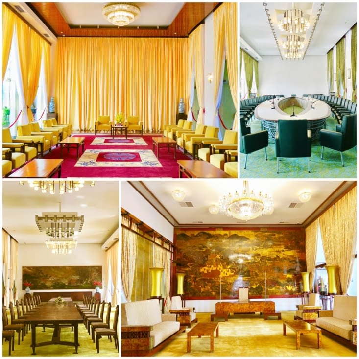 Toutes les pièces sont visitables...