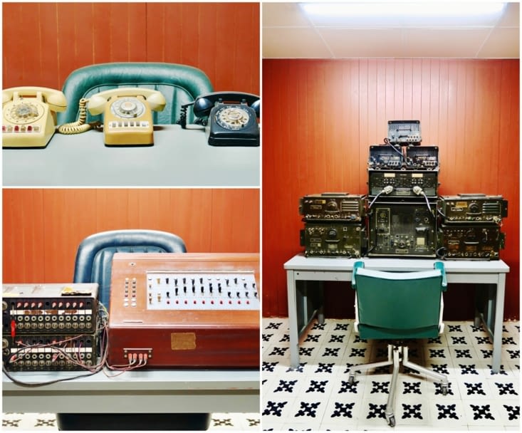 Au sous-sol, on a même accès au bunker...