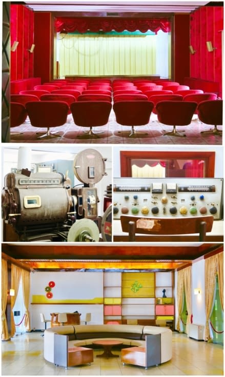 Cinéma privé avec matériel vintage et salon de jeux...