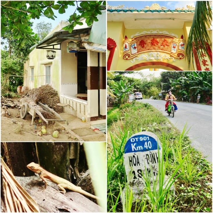 Petite escale à terre le temps de visiter un village.
