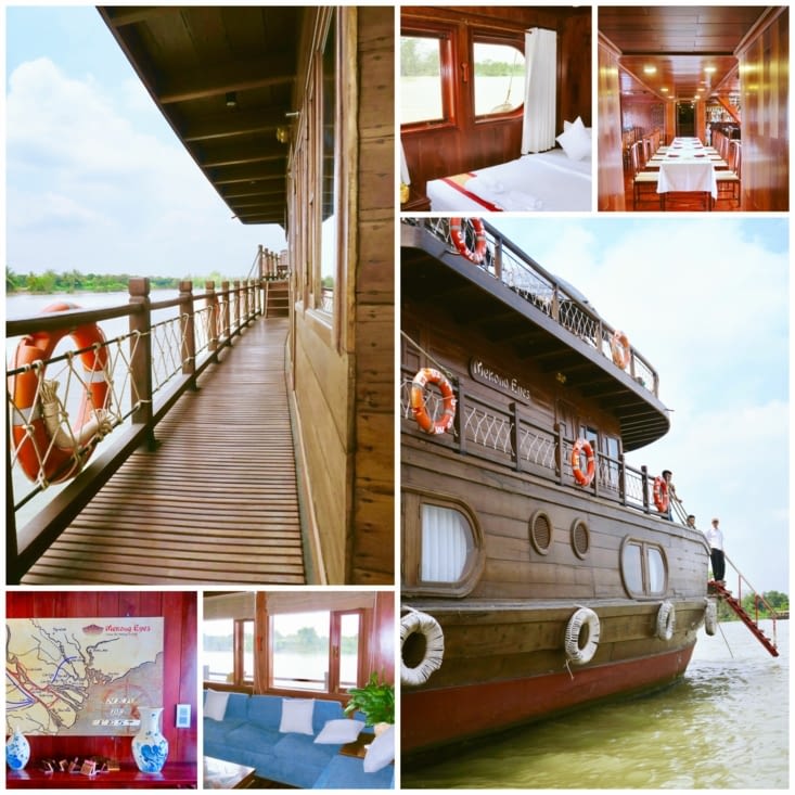 Un cargo traditionnel pour le transport du riz...