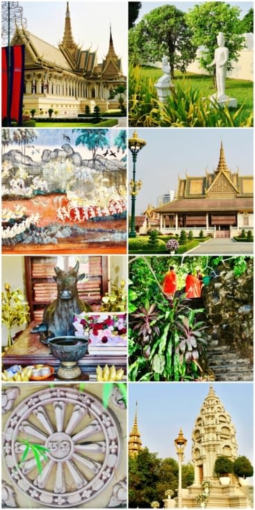 Dans l’enceinte du Palais Royal et de la Pagode d’Argent.